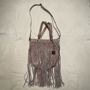 Leather RUDSAK purse with tassels. Used twice, in very good condition.